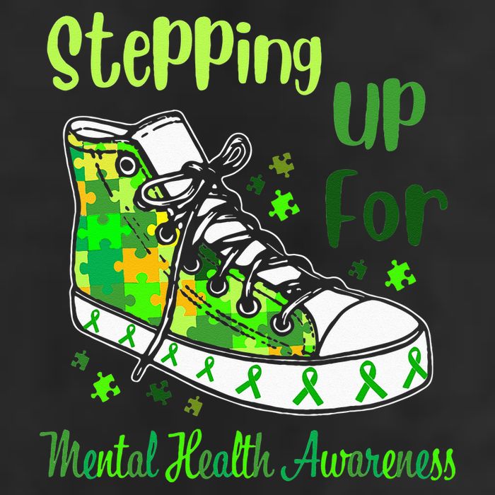 Stepping Up For Mental Health Awareness Shoes Cool Comfort Performance Bucket Hat