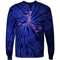 Soccer USA Flag Soccer Ball Graphic Tie-Dye Long Sleeve Shirt