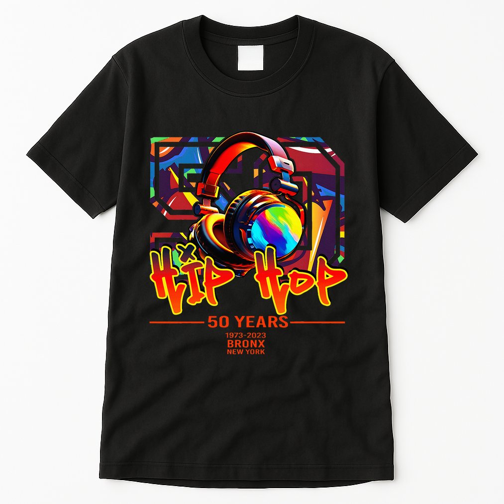 Street Urban Graffiti Art Celebrating 50 Years Of Hip Hop Tall T-Shirt
