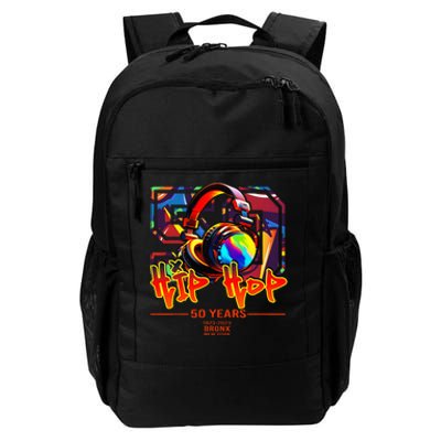 Street Urban Graffiti Art Celebrating 50 Years Of Hip Hop Daily Commute Backpack