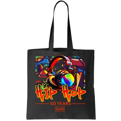 Street Urban Graffiti Art Celebrating 50 Years Of Hip Hop Tote Bag