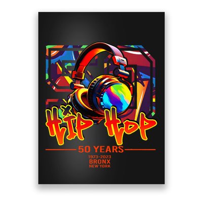 Street Urban Graffiti Art Celebrating 50 Years Of Hip Hop Poster