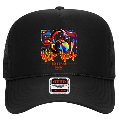 Street Urban Graffiti Art Celebrating 50 Years Of Hip Hop Trucker Hat