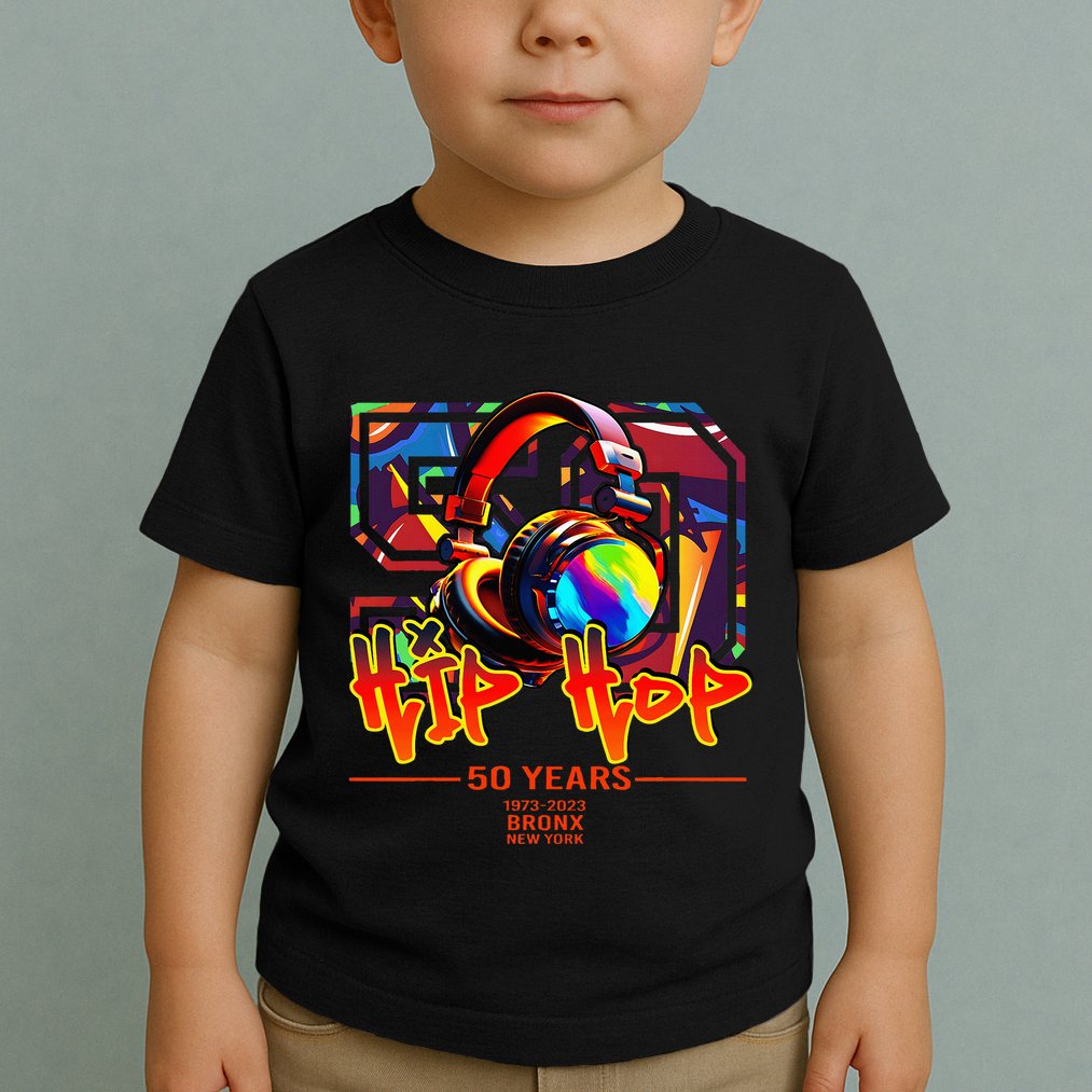 Street Urban Graffiti Art Celebrating 50 Years Of Hip Hop Toddler T-Shirt