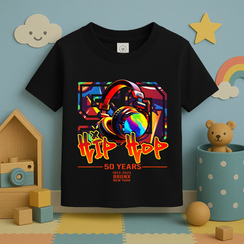 Street Urban Graffiti Art Celebrating 50 Years Of Hip Hop Toddler T-Shirt