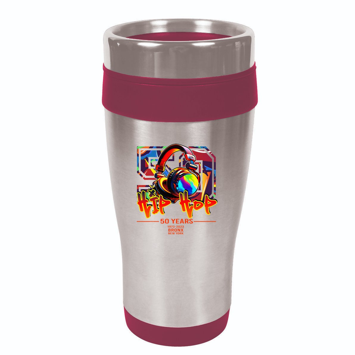 Street Urban Graffiti Art Celebrating 50 Years Of Hip Hop 16oz Travel Tumbler