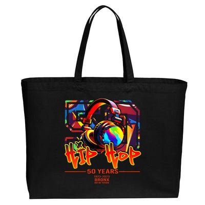 Street Urban Graffiti Art Celebrating 50 Years Of Hip Hop Cotton Canvas Jumbo Tote