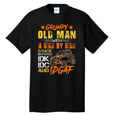 Sxs Utv Grumpy Old Man With Side By Side Tall T-Shirt