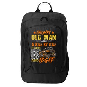 Sxs Utv Grumpy Old Man With Side By Side City Backpack