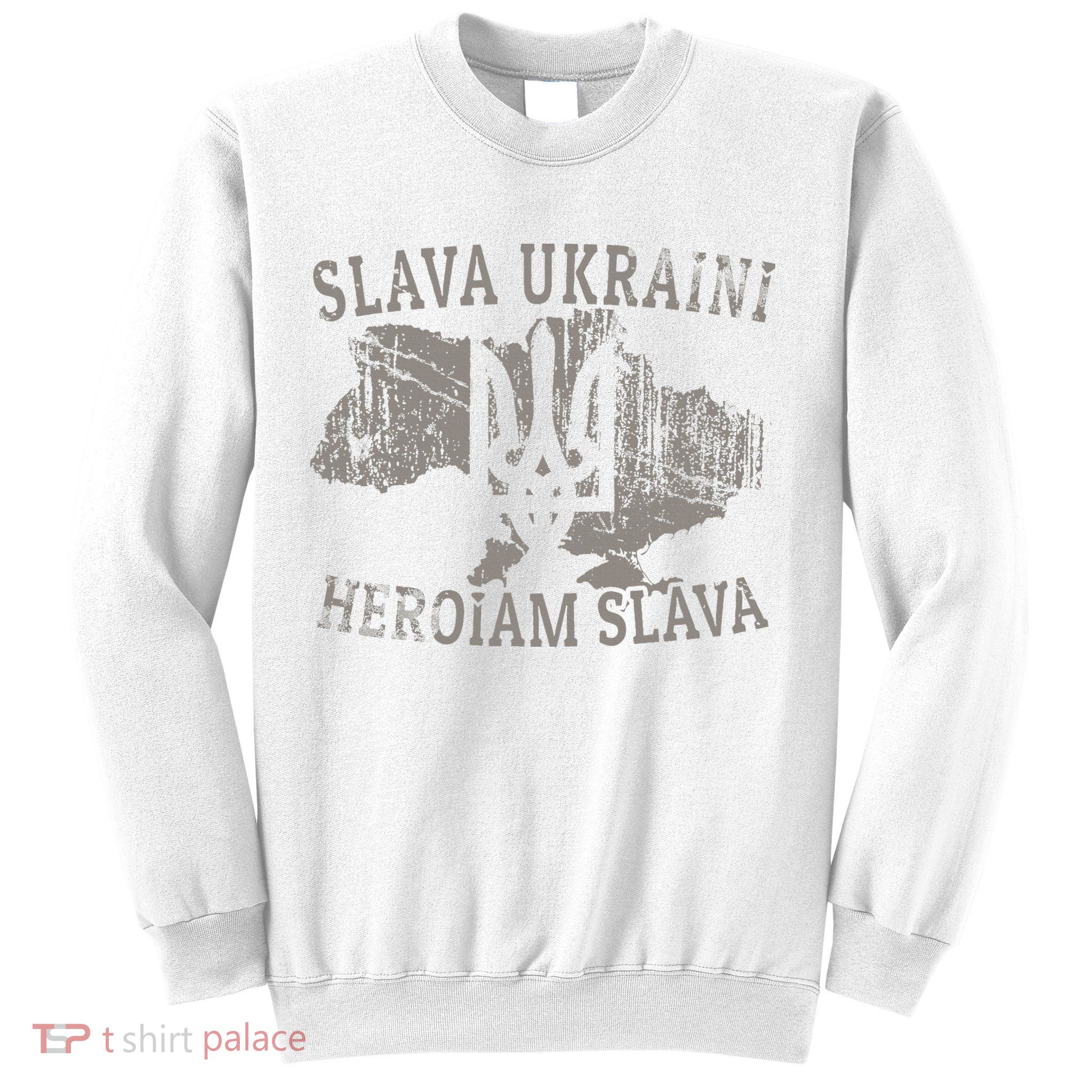 Slava Ukraini Glory To Ukraine Ukrainian Tryzub Zelensky Sweatshirt