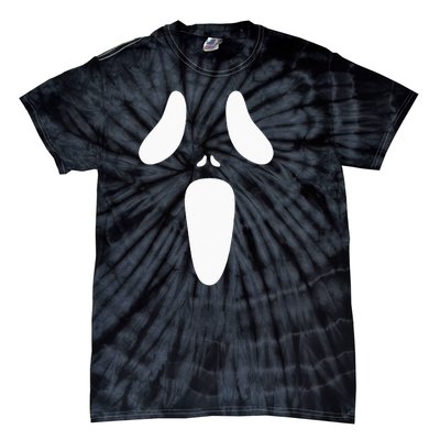 Scream Unisex Ghost Face Halloween Costume Tie-Dye T-Shirt