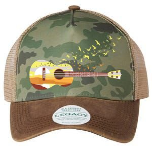 Scenic Uke Guitar Ukulele Lover Guitar Ukulelist Legacy Tie Dye Trucker Hat