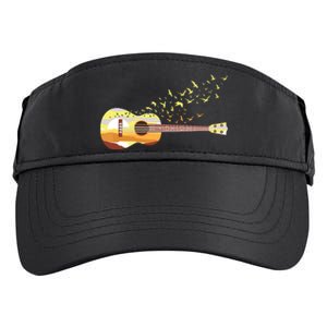 Scenic Uke Guitar Ukulele Lover Guitar Ukulelist Adult Drive Performance Visor