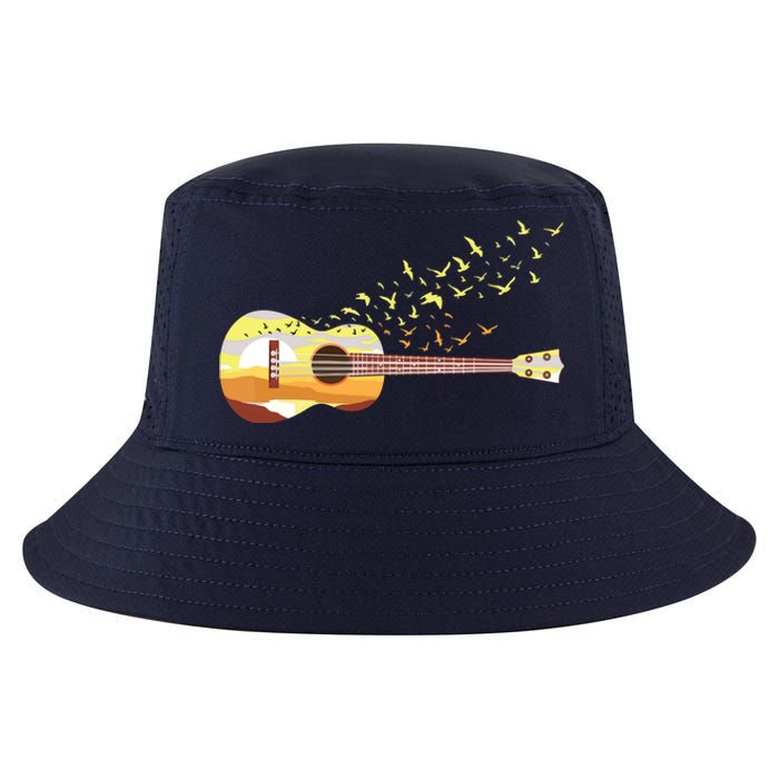 Scenic Uke Guitar Ukulele Lover Guitar Ukulelist Cool Comfort Performance Bucket Hat