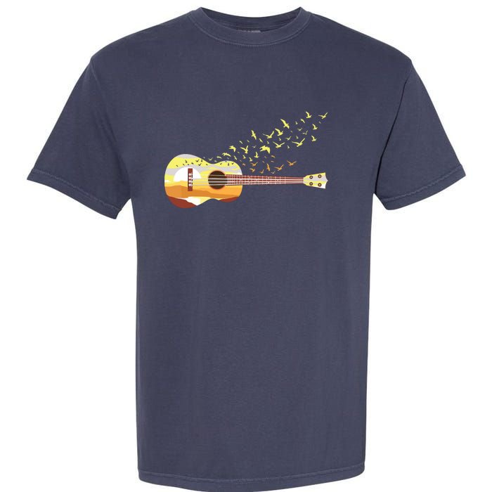 Scenic Uke Guitar Ukulele Lover Guitar Ukulelist Garment-Dyed Heavyweight T-Shirt