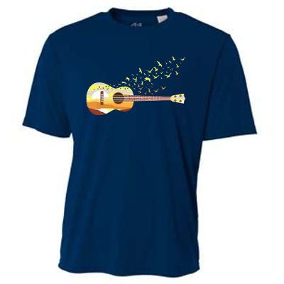 Scenic Uke Guitar Ukulele Lover Guitar Ukulelist Cooling Performance Crew T-Shirt