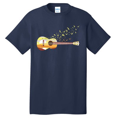 Scenic Uke Guitar Ukulele Lover Guitar Ukulelist Tall T-Shirt