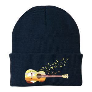 Scenic Uke Guitar Ukulele Lover Guitar Ukulelist Knit Cap Winter Beanie