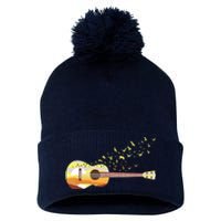 Scenic Uke Guitar Ukulele Lover Guitar Ukulelist Pom Pom 12in Knit Beanie