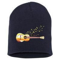 Scenic Uke Guitar Ukulele Lover Guitar Ukulelist Short Acrylic Beanie