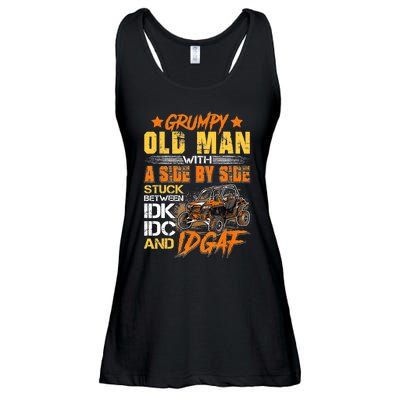 Sxs Utv Grumpy Old Man With Side By Side Ladies Essential Flowy Tank