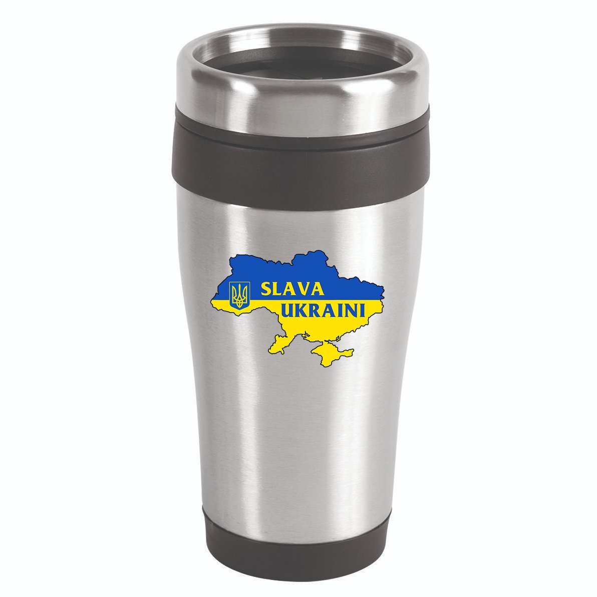 Slava Ukraini Glory To Ukraine Shirt Support Ukrainian Flag 16oz Travel Tumbler