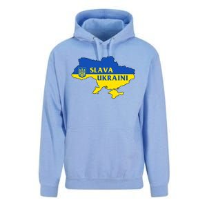 Slava Ukraini Glory To Ukraine Shirt Support Ukrainian Flag Unisex Surf Hoodie