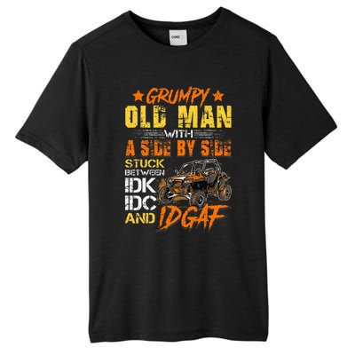 Sxs Utv Grumpy Old Man With Side By Side Tall Fusion ChromaSoft Performance T-Shirt