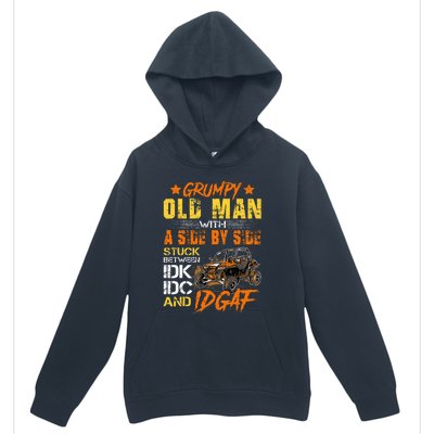 Sxs Utv Grumpy Old Man With Side By Side Urban Pullover Hoodie