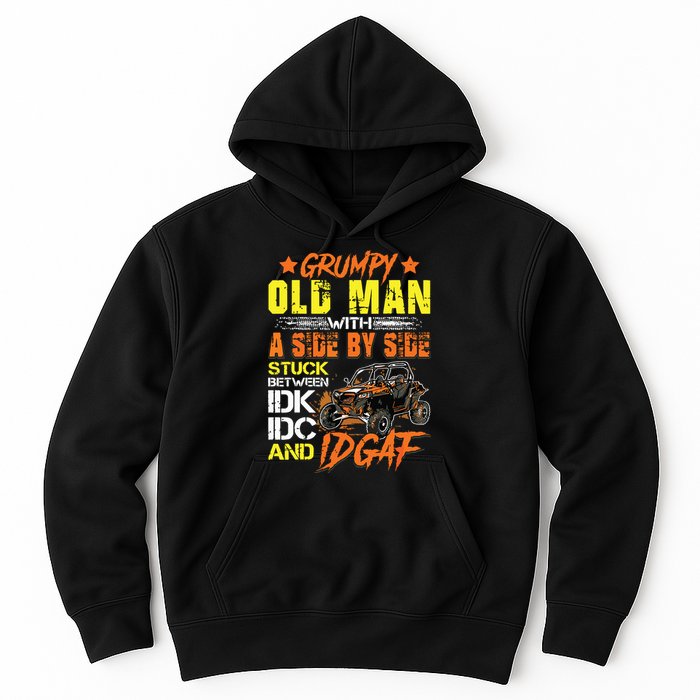 Sxs Utv Grumpy Old Man With Side By Side Hoodie