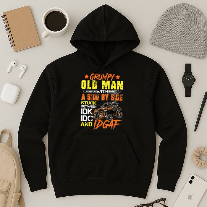 Sxs Utv Grumpy Old Man With Side By Side Hoodie