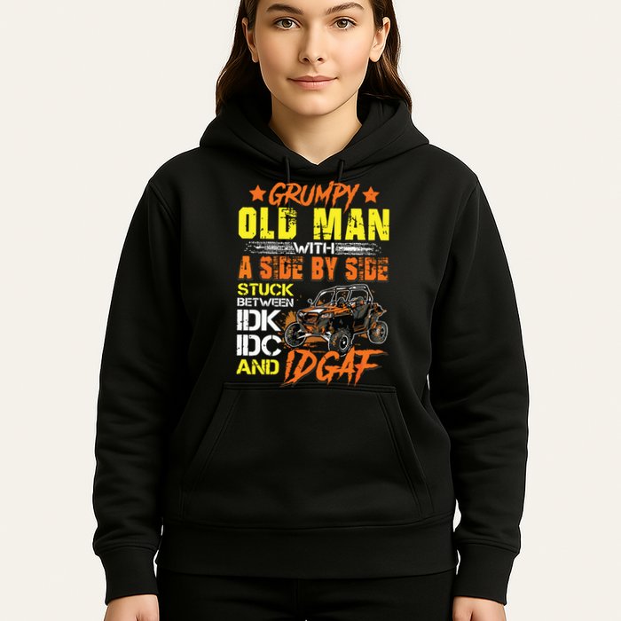 Sxs Utv Grumpy Old Man With Side By Side Hoodie