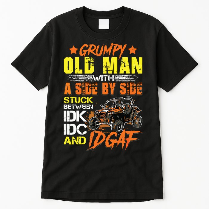 Sxs Utv Grumpy Old Man With Side By Side Tall T-Shirt