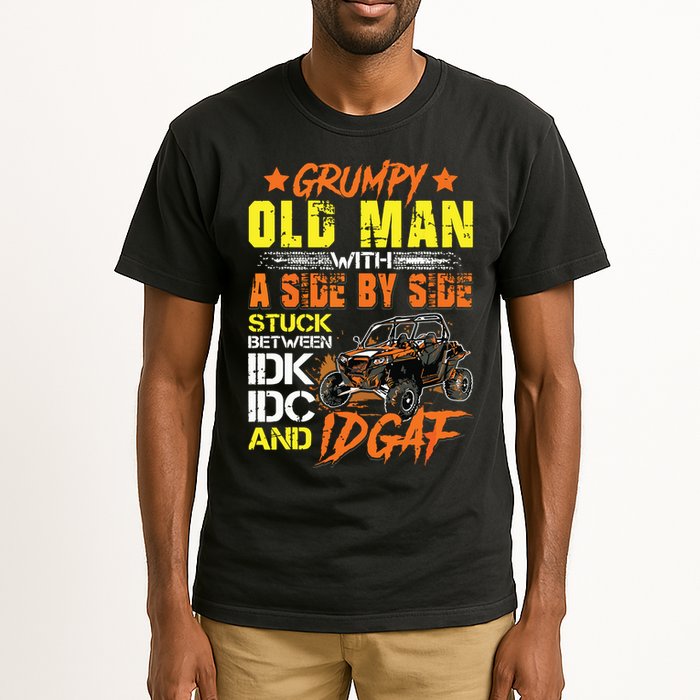 Sxs Utv Grumpy Old Man With Side By Side Tall T-Shirt