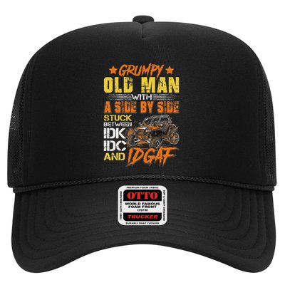 Sxs Utv Grumpy Old Man With Side By Side Trucker Hat