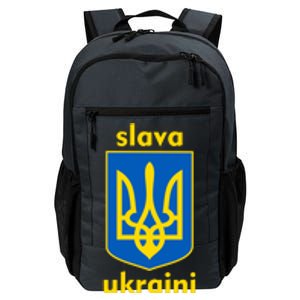 Slava Ukraini Glory To Ukraine Trident Stand Support Daily Commute Backpack