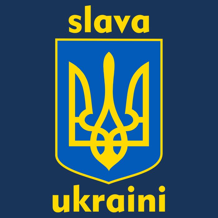 Slava Ukraini Glory To Ukraine Trident Stand Support Tall T-Shirt