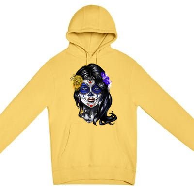 Sugar Face Front Premium Pullover Hoodie