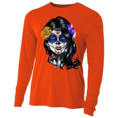 Sugar Face Front Cooling Performance Long Sleeve Crew