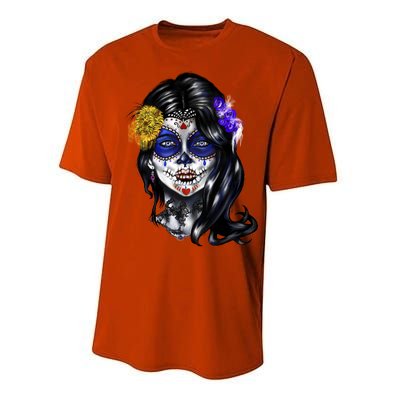 Sugar Face Front Performance Sprint T-Shirt