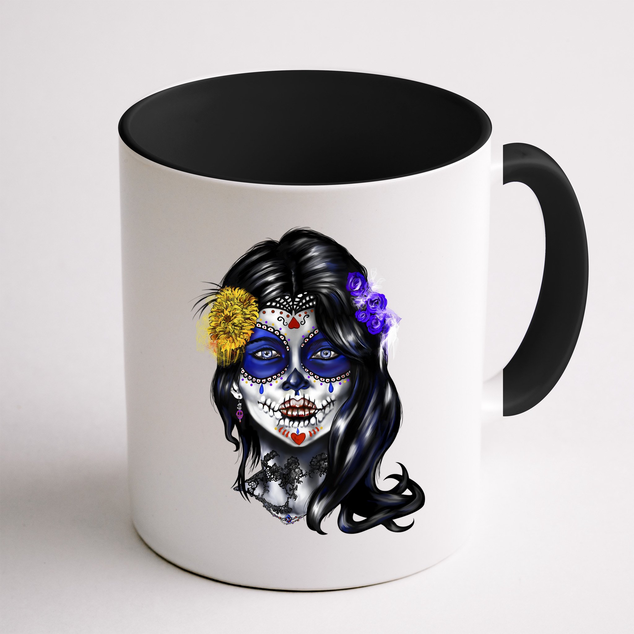 Sugar Face Front Mug