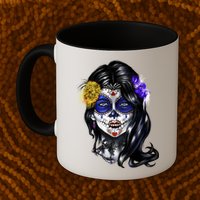 Sugar Face Front Mug