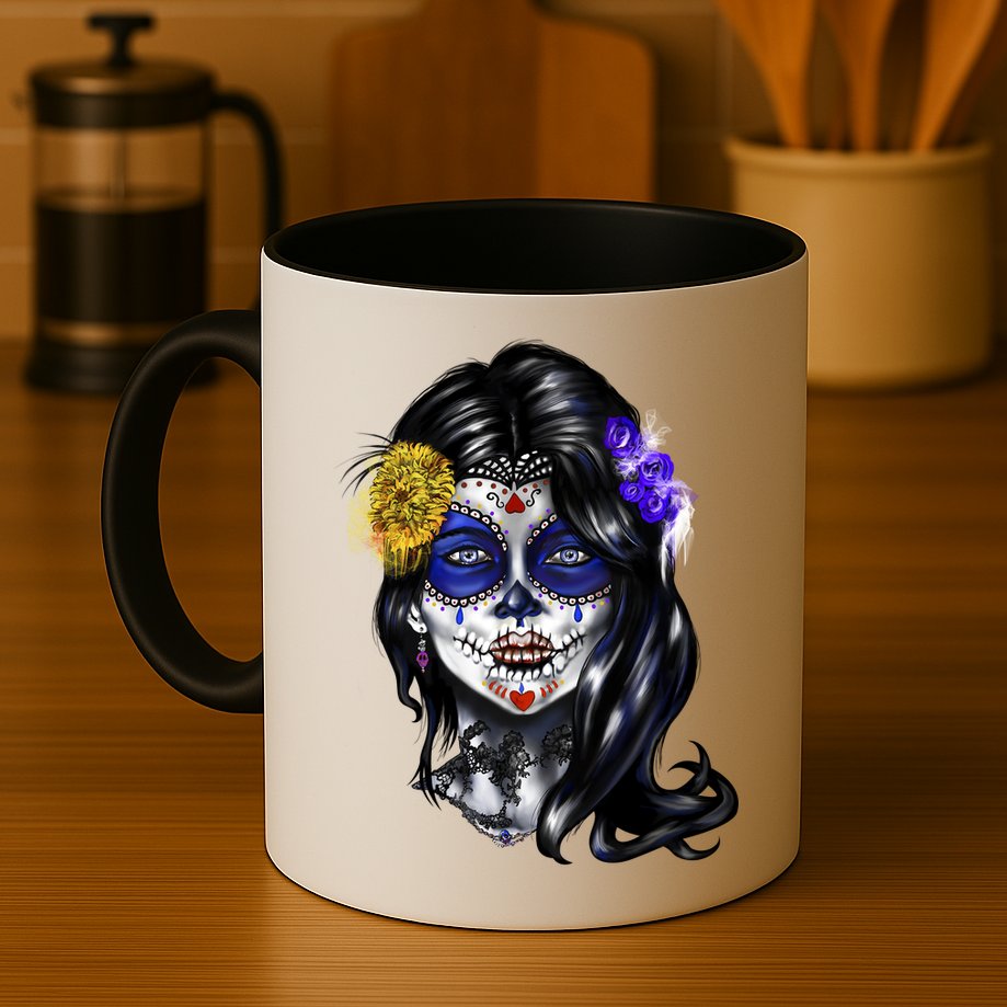 Sugar Face Front Mug