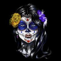 Sugar Face Front Mug