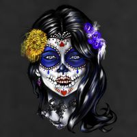 Sugar Face Front Tumbler