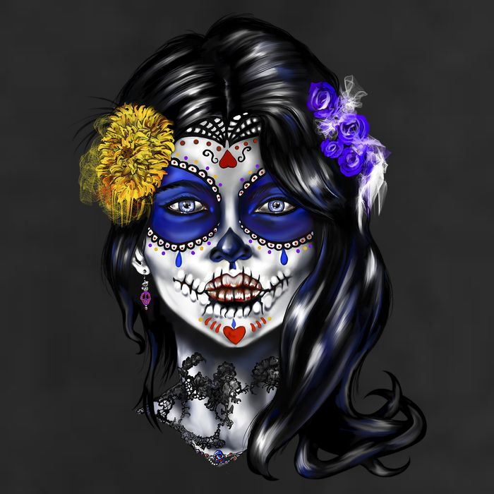 Sugar Face Front Tumbler