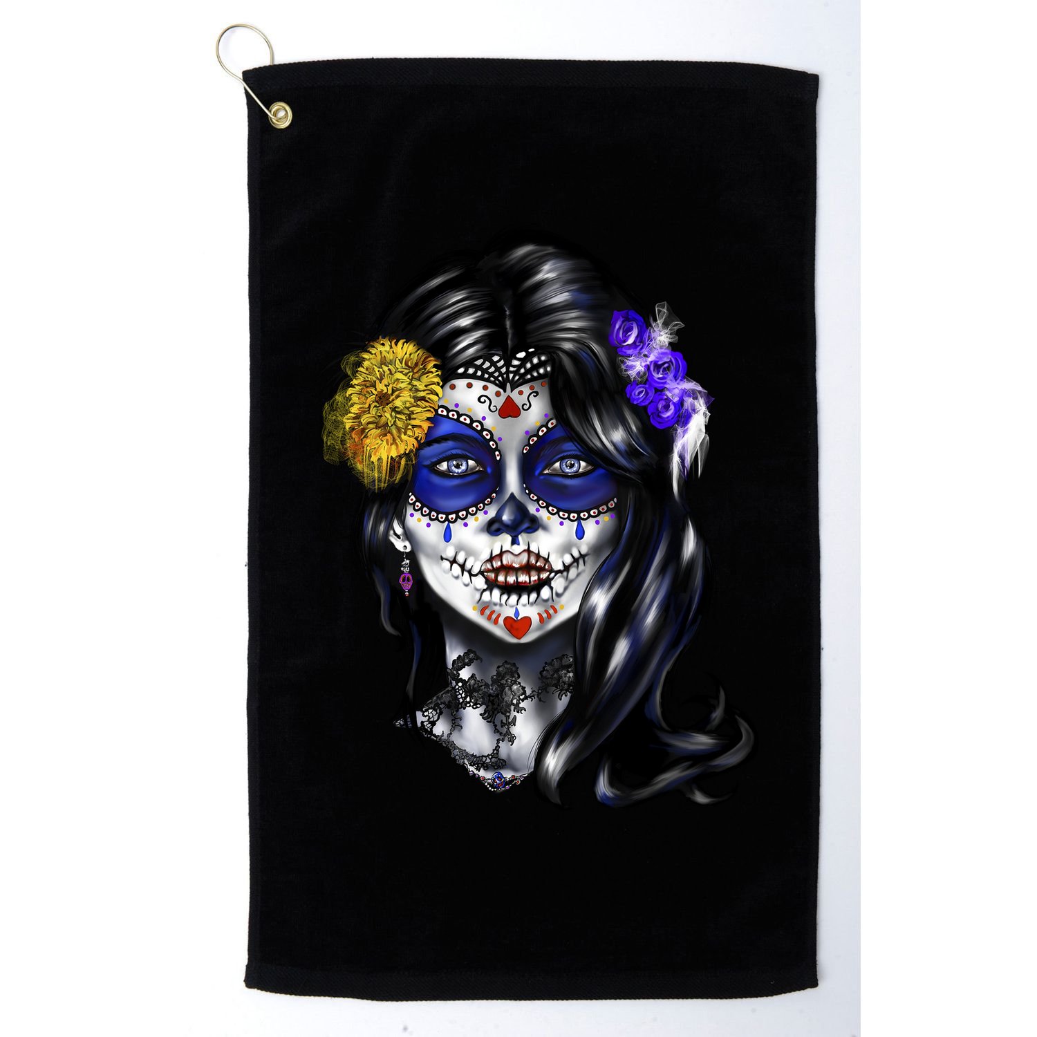 Sugar Face Front Golf Towel