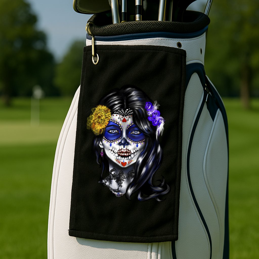 Sugar Face Front Golf Towel
