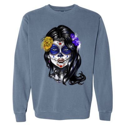 Sugar Face Front Garment-Dyed Sweatshirt