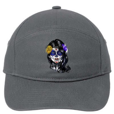 Sugar Face Front 7-Panel Snapback Hat